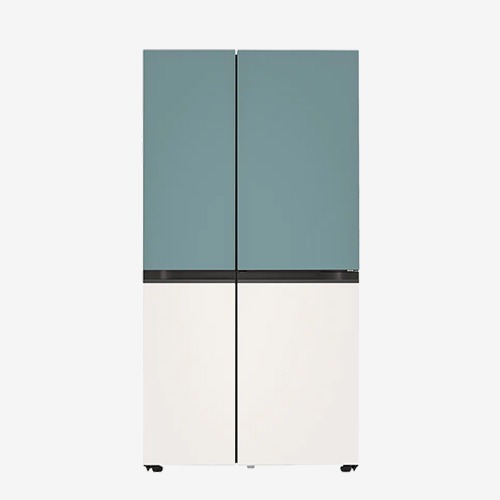 [LG] 832L 오브제컬렉션 2도어 매직스페이스 냉장고(민트/베이지)(36개월 무이자) S834MTE20